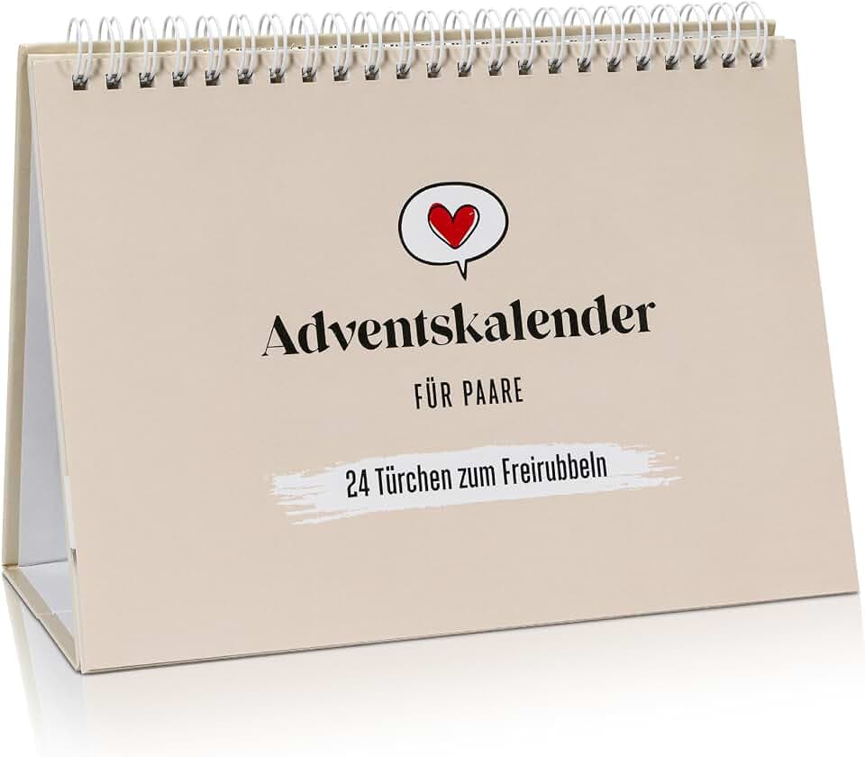 Adventskalender für Paare | Date Adventskalender für Erwachsene 2025 | Pärchen, Paar Adventkalender | Geschenk für Männer, Frauen, Freund & Freundin | Nikolausgeschenk für ihn & sie