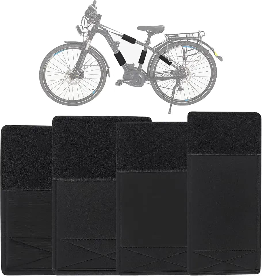 Besudo Bicycle Frame Protectors Set of 4, Neoprene, for Carrier Transport