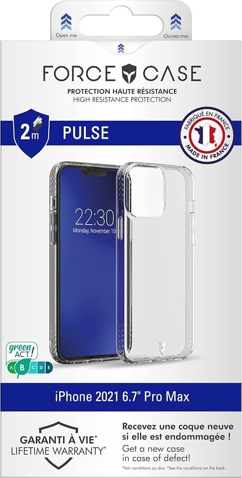 Force Case Pulse Schutzhülle für iPhone 13 Pro Max – Transparent