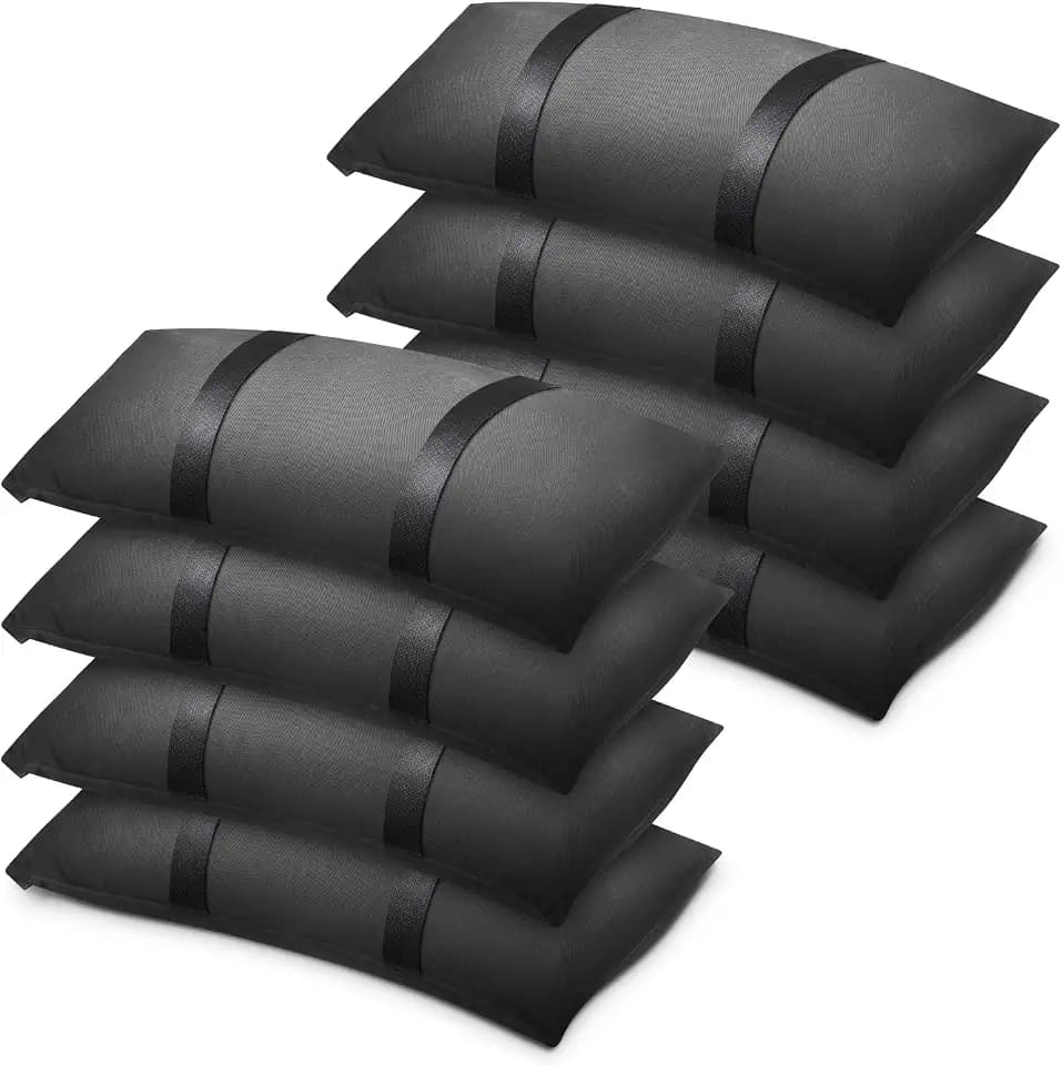 400 LBS Umbrella Base Weights Sandbags, 8 Packs Heavy Duty Sand Bags