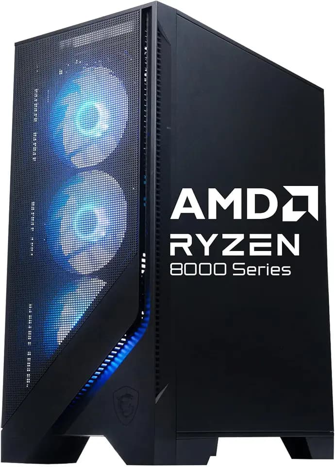 msi Codex Z2 Gaming Desktop, AMD R7-8700F, RTX 5060Ti, 16GB DDR5, 1TB SSD