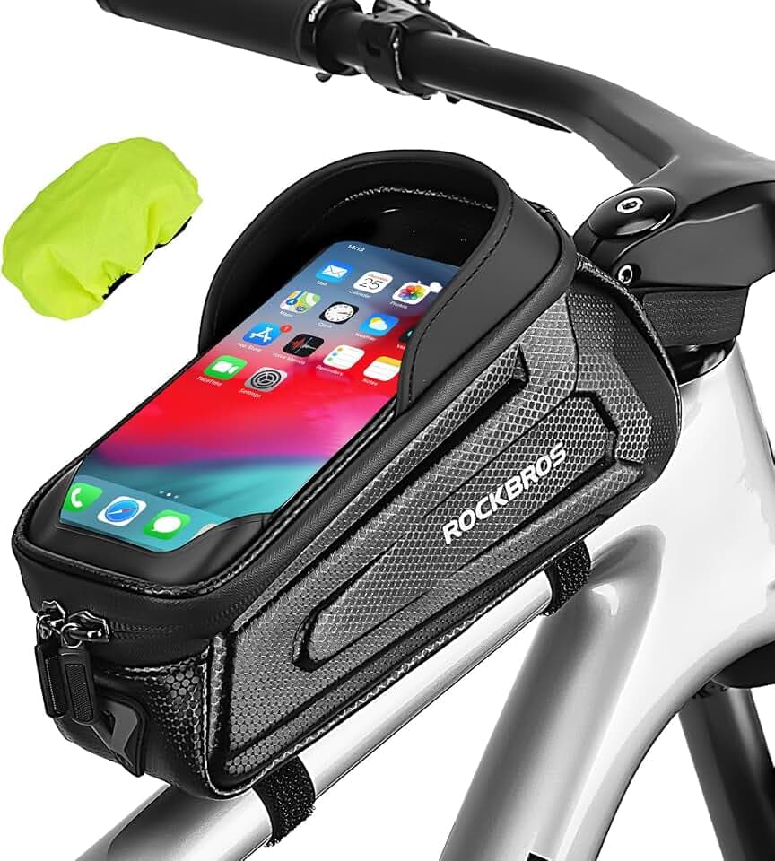 ROCKBROS Bike Phone Bag Waterproof EVA Hard Shell Water-resistant