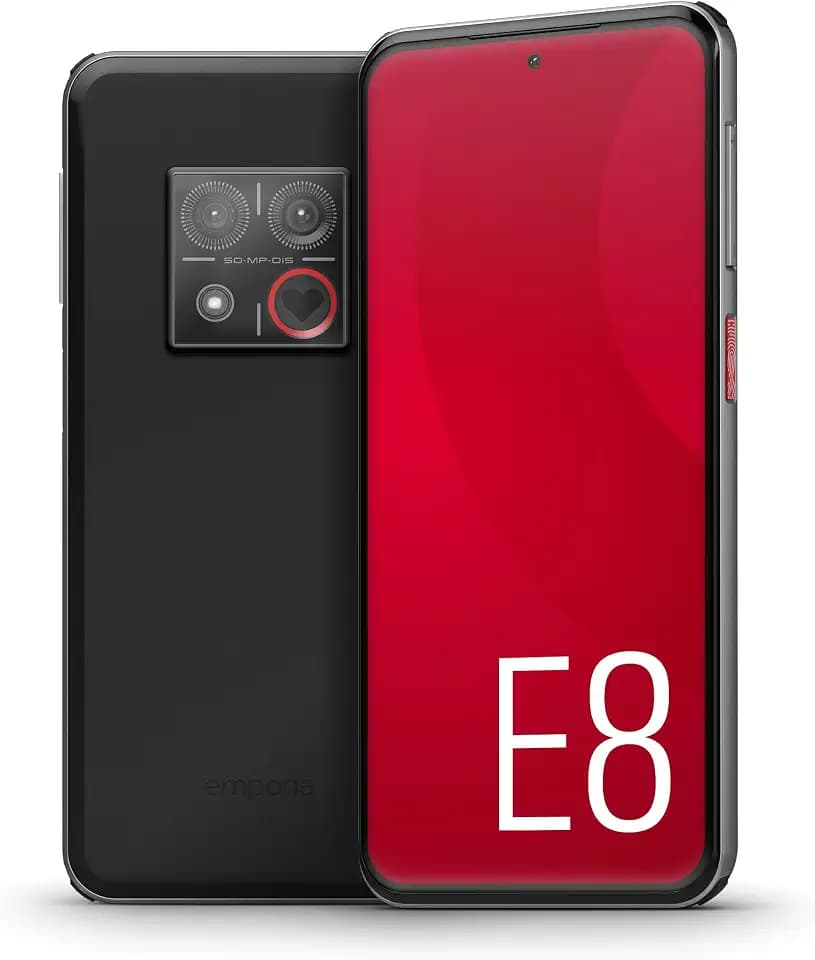 emporiaSMART.8 5G Smartphone, 6,36 Zoll OLED, 128 GB, Dual SIM, Android 16