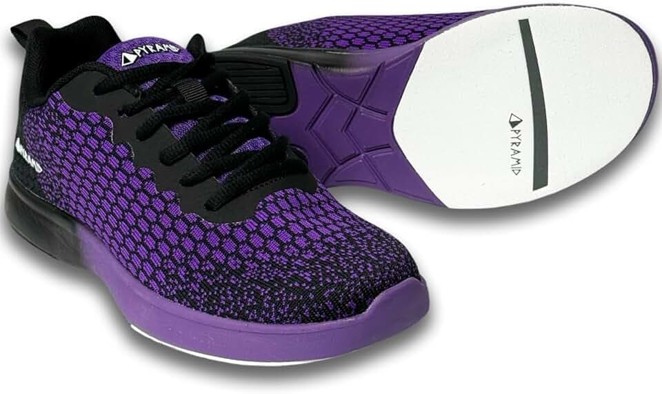 Pyramid Women’s Path Lite Seamless Mesh Bowling Shoes - Lightweight Seamless Design, Athletic Fit, Breathable Knit Upper, Universal Slide Soles