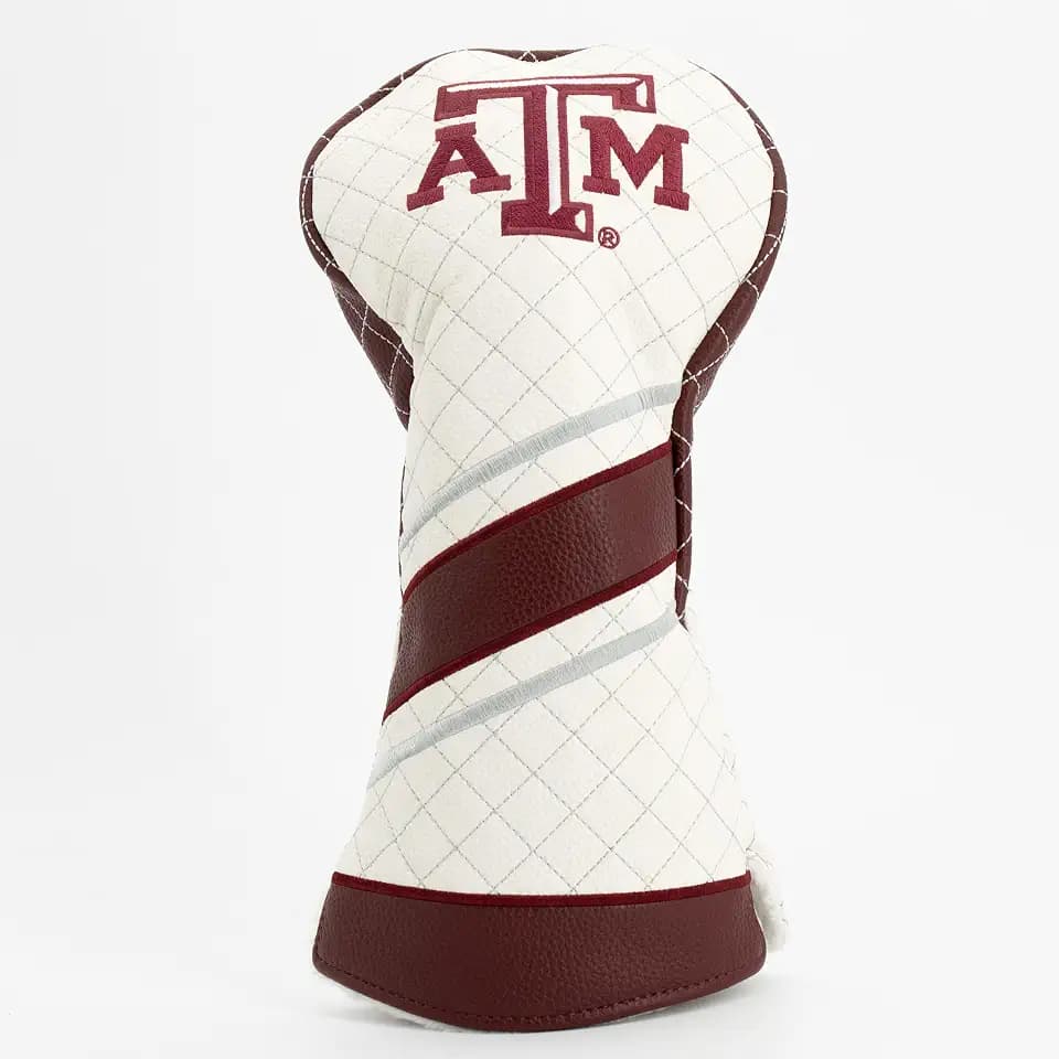 Team Golf NCAA Texas A and M Quilted Driver Headcover (Striped)