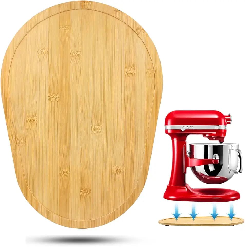 Bamboo Mixer Slider for Kitchen Aid 5-8 Qt Bowl Lift Stand Mixer