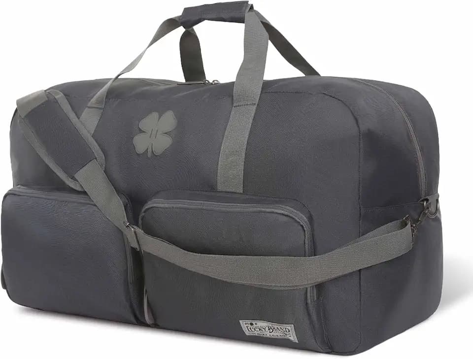 Lucky Brand Large Duffle Bag for Travel, Foldable Weekender Duffel bag