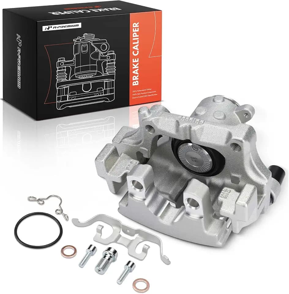 A-Premium Rear Left Driver Disc Brake Caliper with Bracket