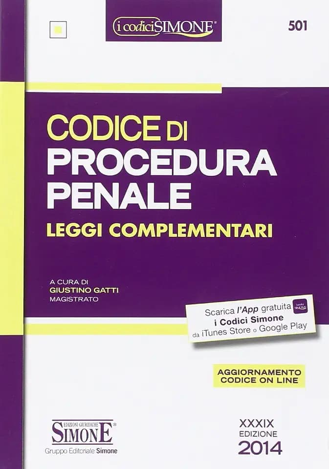 Codice di procedura penale e leggi complementari. Con aggiornamento online (I Codici Simone)
