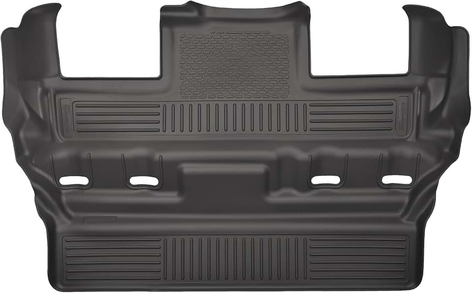 Husky Liners Weatherbeater Floor Mats | Fits 2015-2020 Cadillac Escalade; Chevrolet Tahoe; GMC Yukon w/2nd Row Bucket Seat | 3rd Row, 1-pc Black - 19301