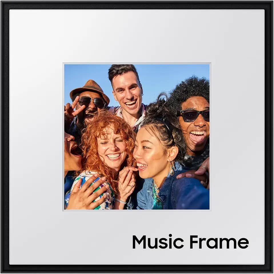 Samsung LS60D Music Frame Smart Speaker with Dolby Atmos Audio, Q-Symphony, Customizable Design, Wide Range Sound, Wireless Wi-Fi and Bluetooth Music Streaming, HW-LS60D/ZA