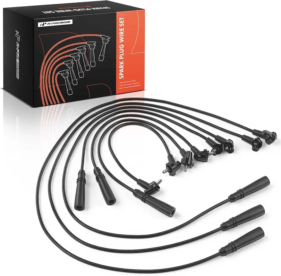 A-Premium 5MM Spark Plug Wires Set of 7, 3.0L V6 Compatible with Toyota