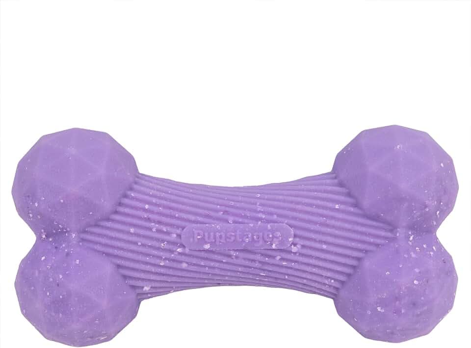 Flex-Force Bone Dog Chew Toy, Floats in Water, Toss & Fetch, 6.5"