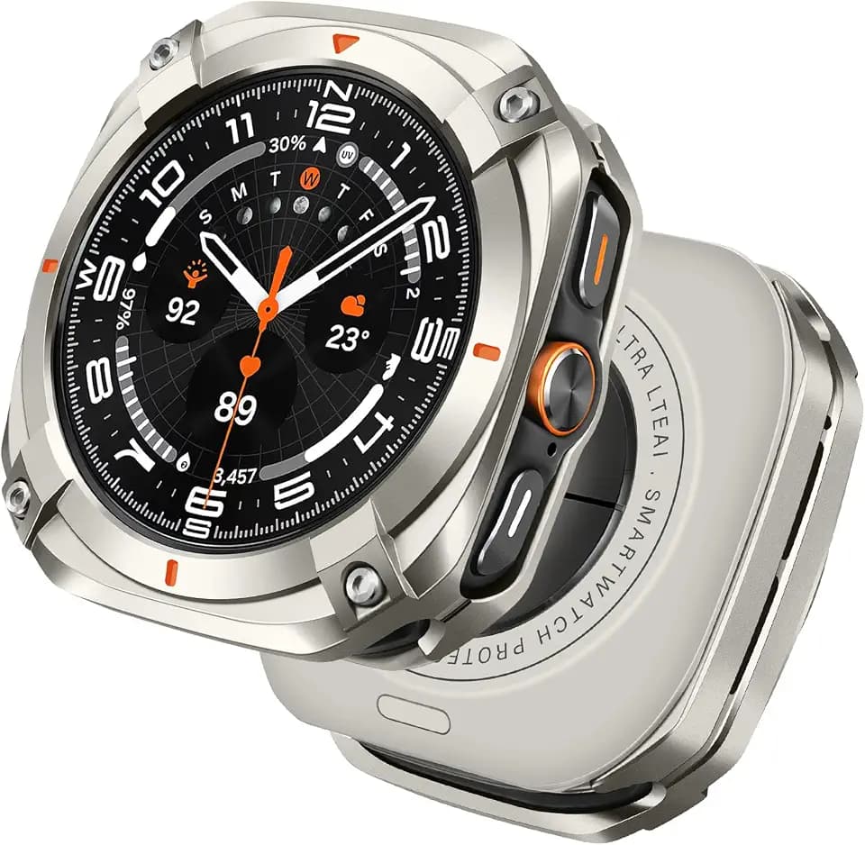 HITZEE Case Compatible with Samsung Galaxy Watch Ultra (2025/2024) 47mm