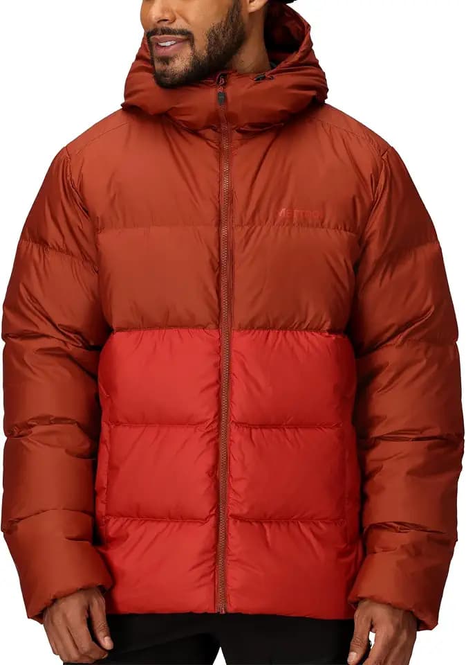 MARMOT mens Guides Down Hoody - Down Filled, Water Resistant, Puffer Jacket With Hood,