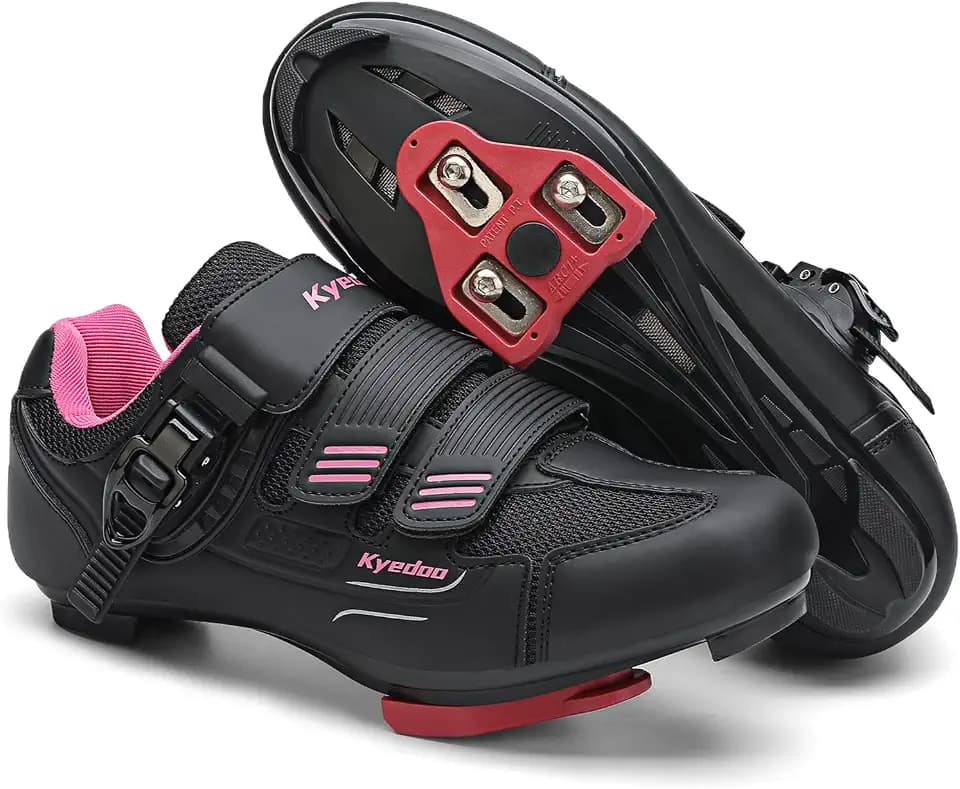 Kyedoo Womens Cycling Shoes Compatible with Peloton Bike