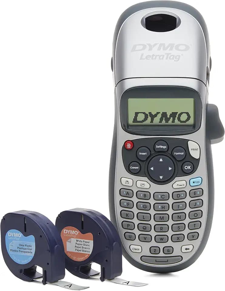 DYMO LetraTag 100H Plus Handheld Label Maker - for Office or Home Organization