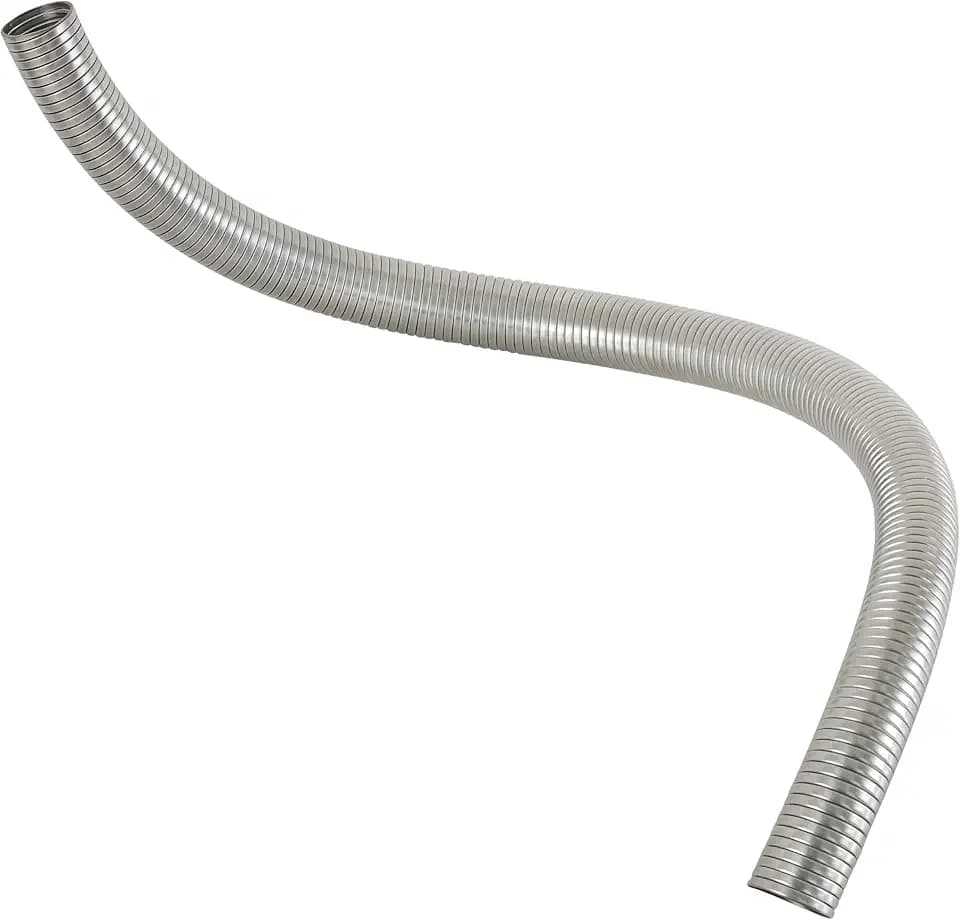 Universal T304 stainless steel Exhaust Flex Pipe Flex Tube-36" 3 Feet Length 1.5" ID
