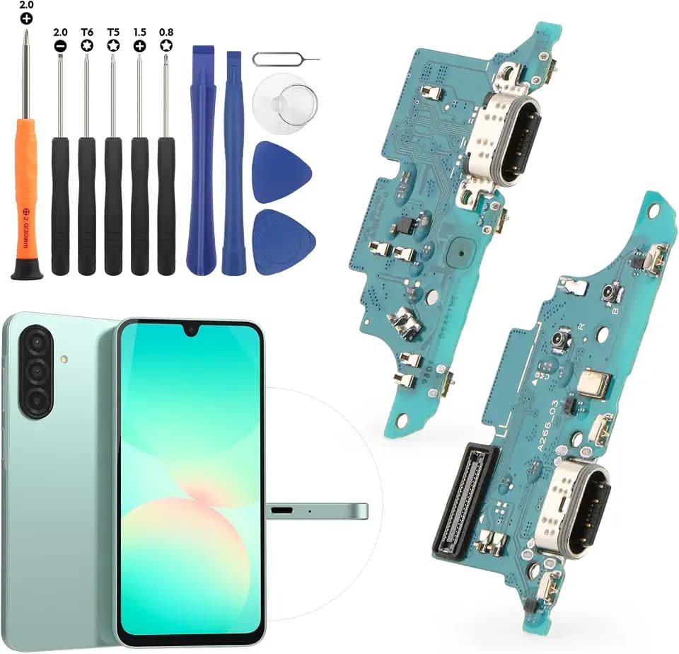 RongZy Ladebuchse Kompatibel mit Samsung Galaxy A26 5G Austausch des Ladeanschlusses USB Dock Connector für Samsung A26 5G A266E A266B A266U Flexkabel Ladeport Ladebuchse Ersatz