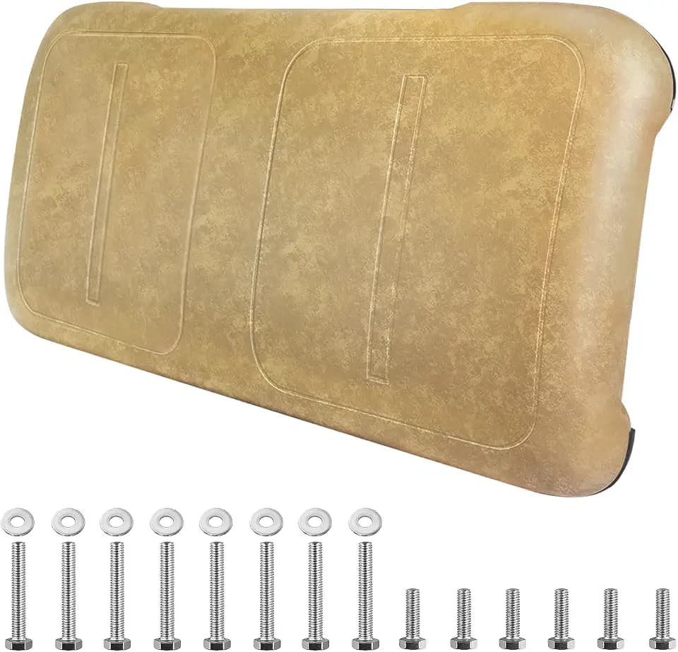 Golf Cart Front Seat Bottom Cushion Assembly Replacement for EZGO TXT/Medalist 1994-2013,Tan