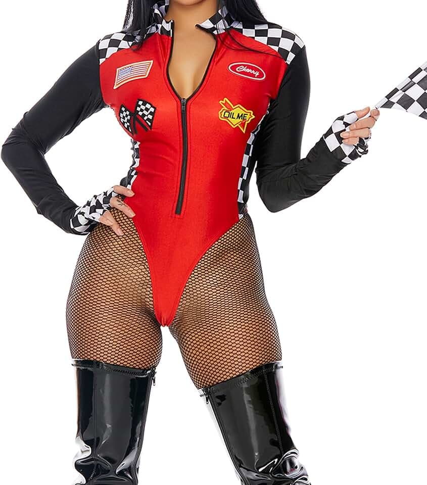 Forplay Damen Wanna Race? Sexy Racer Costume Erwachsenenkostme