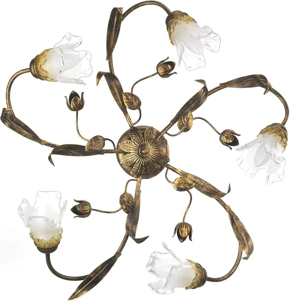 ONLI Deckenleuchte Arianna 5 Lichter Bronze
