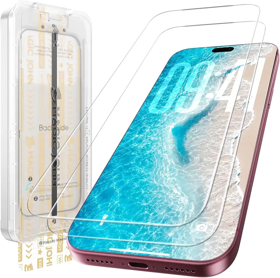 MAGIC JOHN Dritte Generation AR Schutzfolie für iPhone 18 Pro, 2 Stück