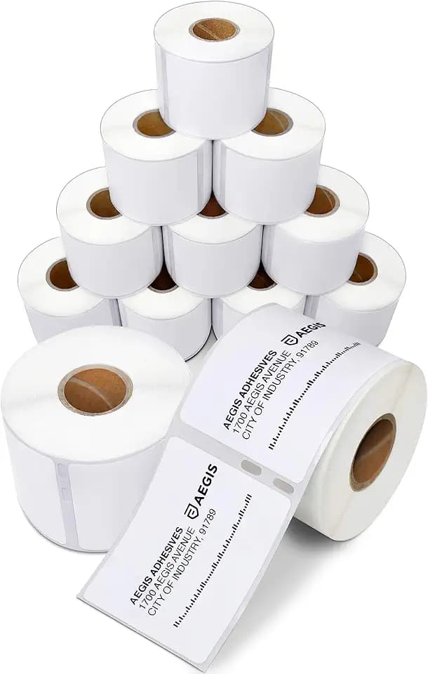 Replacement for DYMO 30324 (12 Rolls, 3840 Labels) - 2 1/8" X 2 3/4"