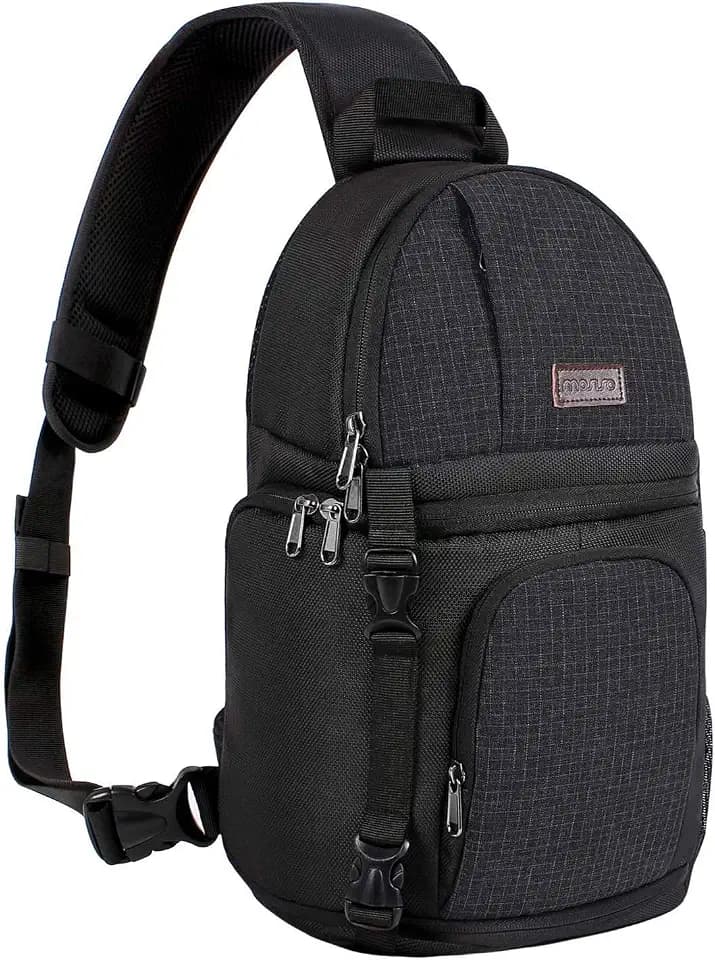 MOSISO Camera Sling Bag, Photography Shoulder Bag Compact Camera Backpack