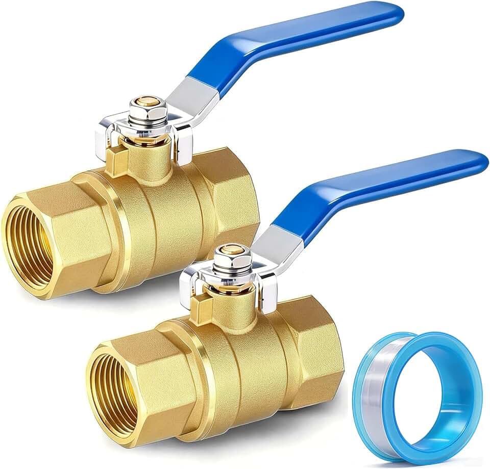 1 inch Double Female NPT Thread Brass Ball Valve with Full Bore