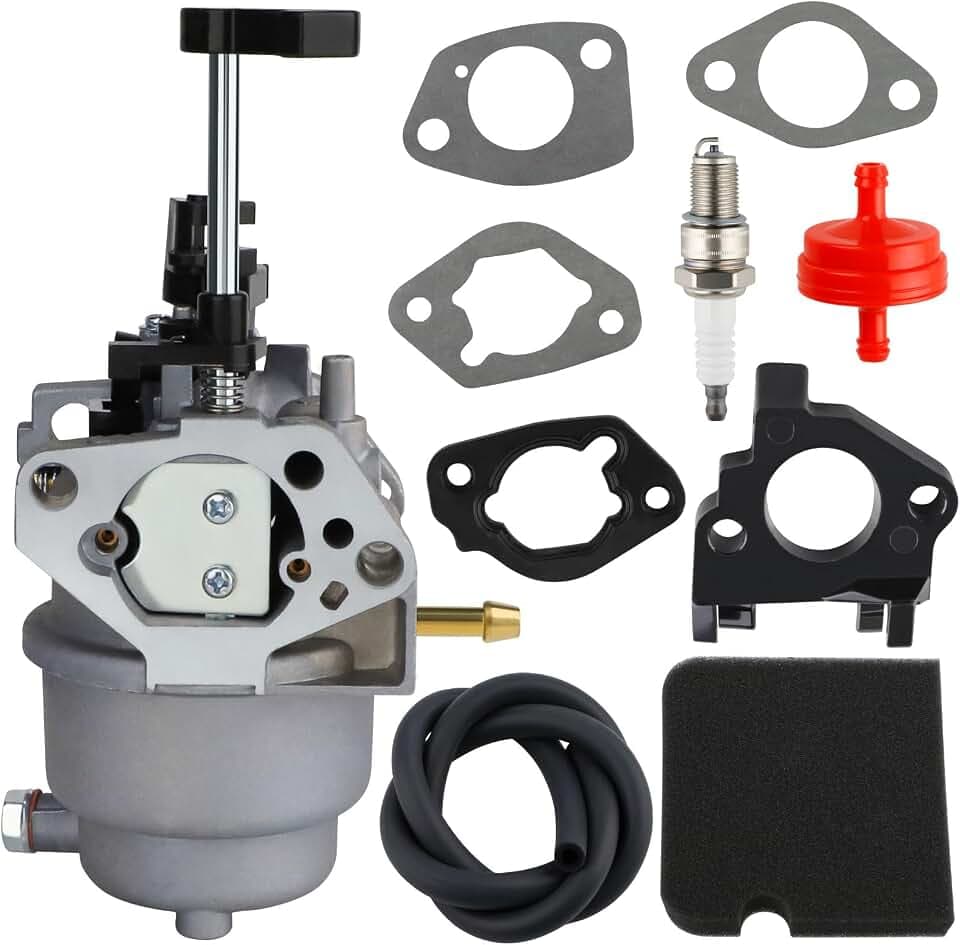Carburetor for Ryobi RY906500S RY906500VNM RY905500E RY905500 RY906300LP RY908000E 6500 8125 W 5500 6875 6300 7875 Watt 420cc Generator Parts D262839 Carburetor Kit Air Filter Fuel Line Parts