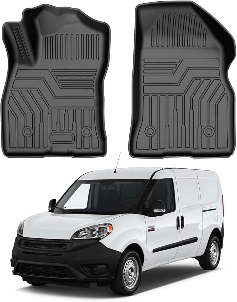 T TGBROS Floor Mats for Ram ProMaster City 2015-2022