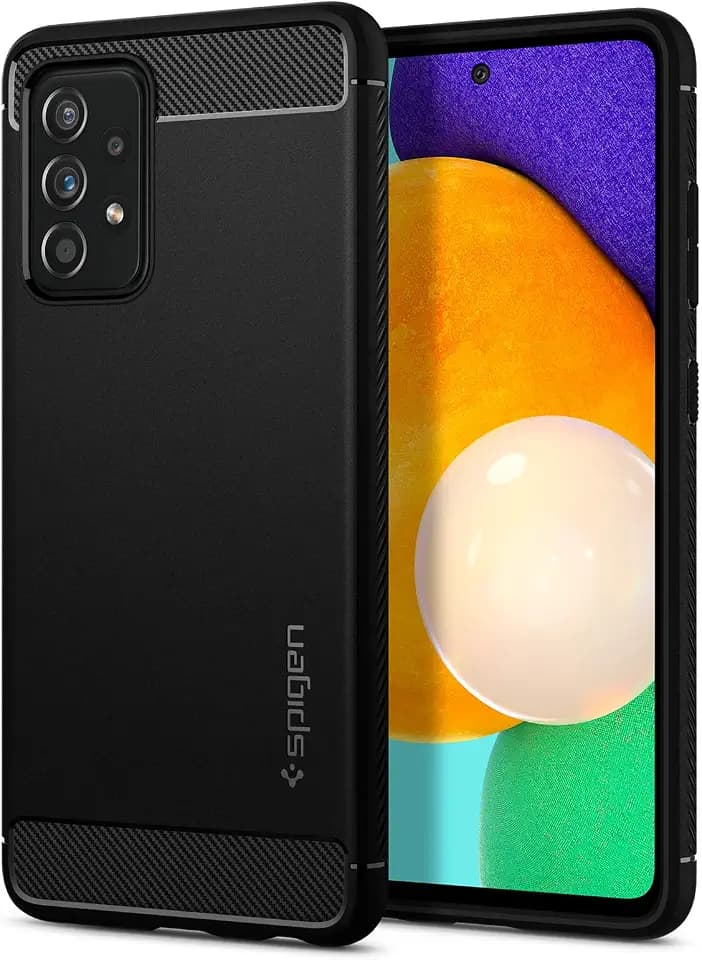 Spigen Samsung Galaxy A52 5G/LTE/A52s Rugged Armor Hülle -Matte Black