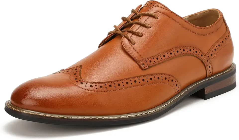 Mens Classic Cap Toe Dress Shoes Oxford for Office