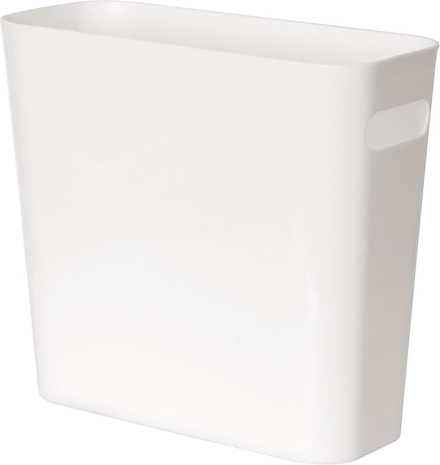 Youngever 5L Schlanker Mülleimer aus Kunststoff, Papierkorb, 5L Kleiner Mülleimermit Griffen, für Zuhause, Büro, Wohnzimmer, Arbeitszimmer, Küche, Kosmetikeimer Badezimmer
