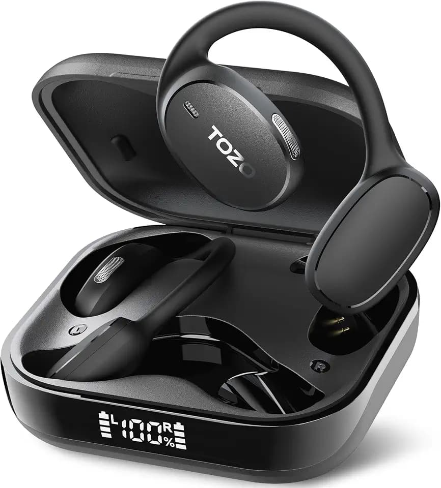 TOZO Real-Time AI Translation Earbuds, 80H Playtime Translator Ear Buds