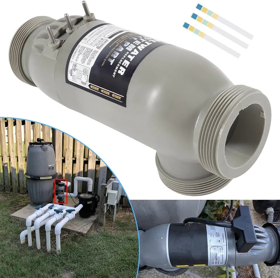 R0452400 3-Port Salt Cell Replacement Parts PLC1400 PLC 1400 Fit for Zodiac Jandy AquaPure PureLink Electronic Salt Water Chlorinator Water Purification System for Pools Up to 40K Gallons
