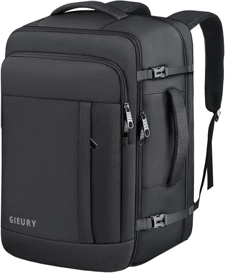 Gieury 55L Carry On Backpack, Extra Large Travel Backpack for Men & Women