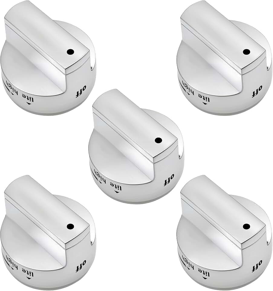 W11101439 Oven Range Burner Knob for Maytag Whirlpool Gas Stove Knob 5 Pack