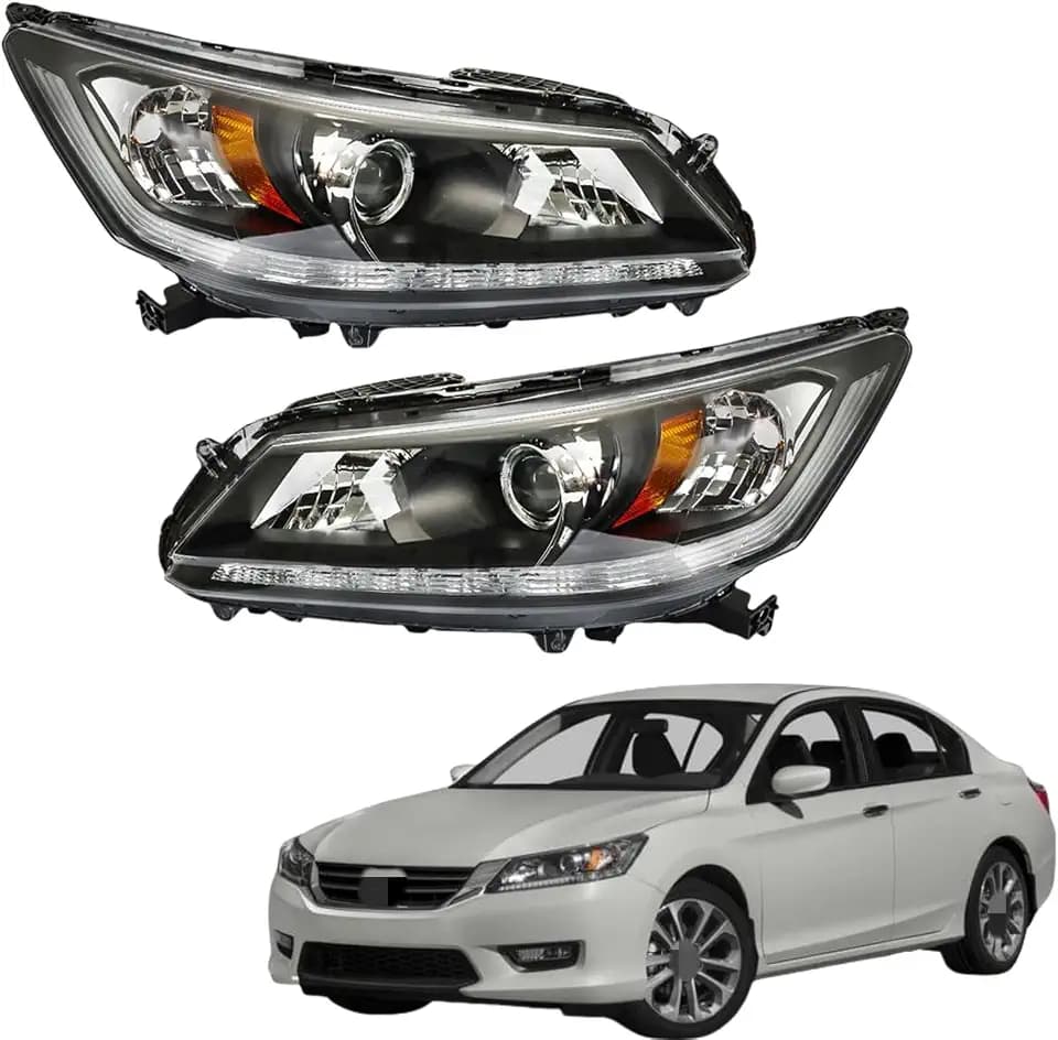 labwork Headlight Assembly Replacement for Accord 2013-2015 DRL