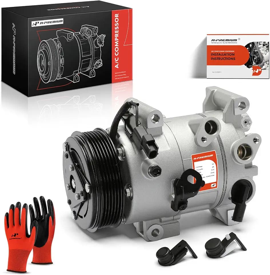 A-Premium Air Conditioner AC Compressor with Clutch