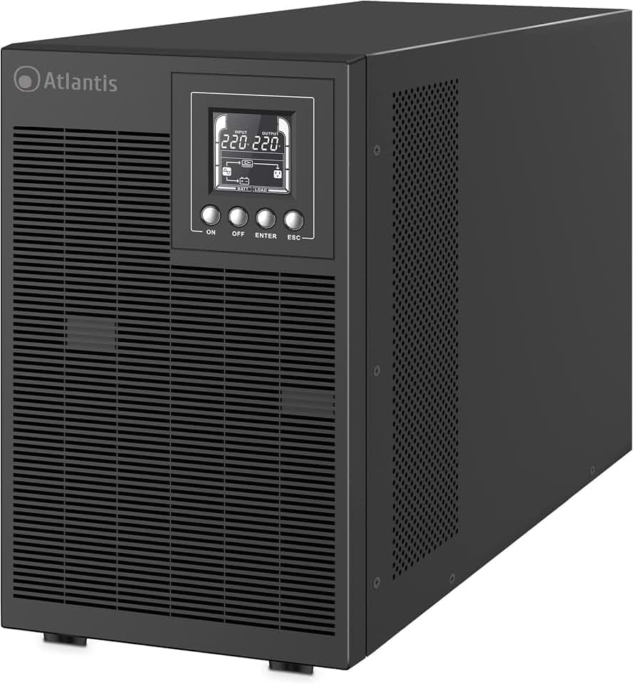 Atlantis Online-USV 3000 VA/2700 W mit Doppelwandler
