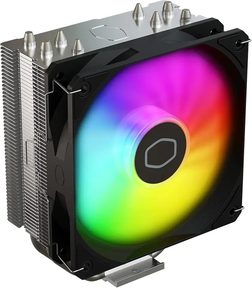 Cooler Master Hyper 212 Spectrum V3 ARGB CPU Air Cooler, 4 Heat Pipes
