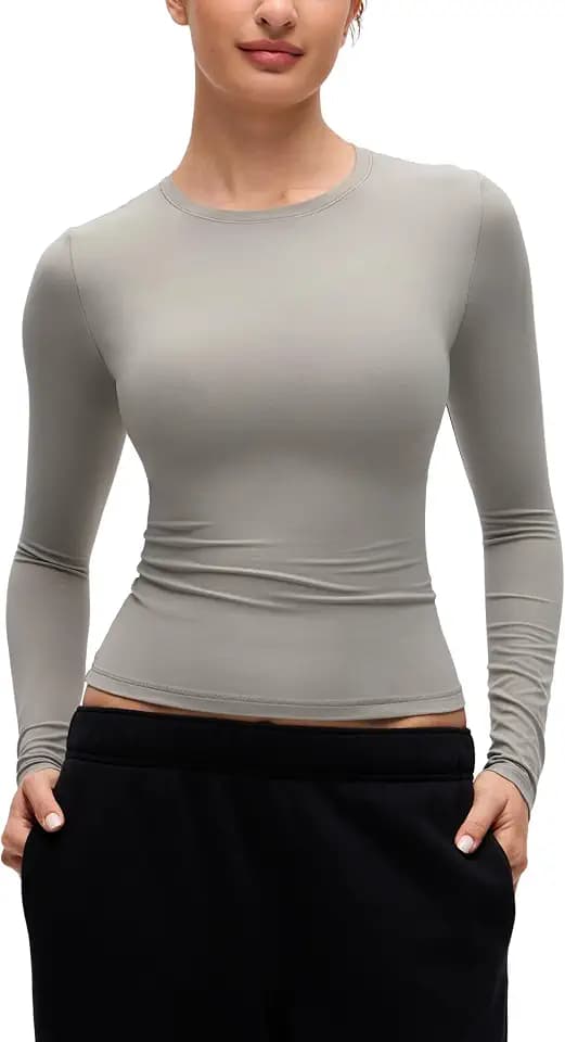 CRZ YOGA Softembrace Crewneck Langarmshirt