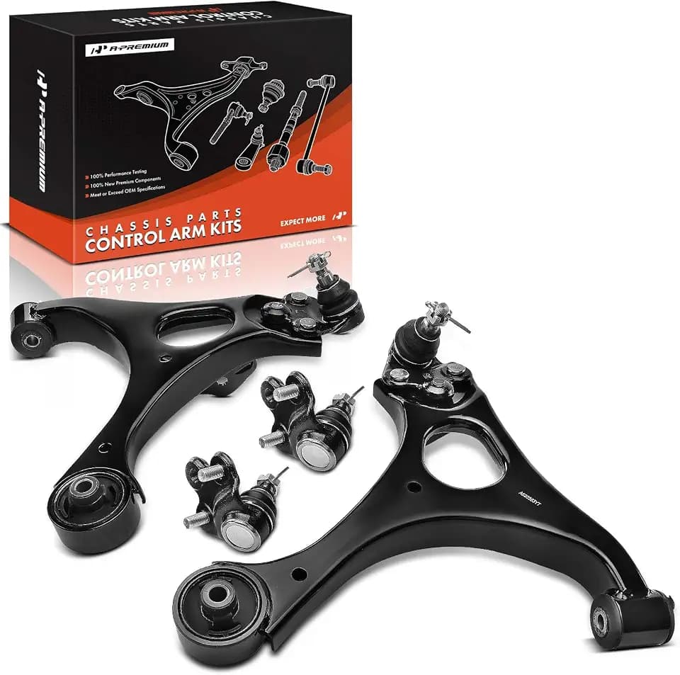 A-Premium 4Pcs Front Suspension Kit, Lower Control Arm, Lower Ball Joint