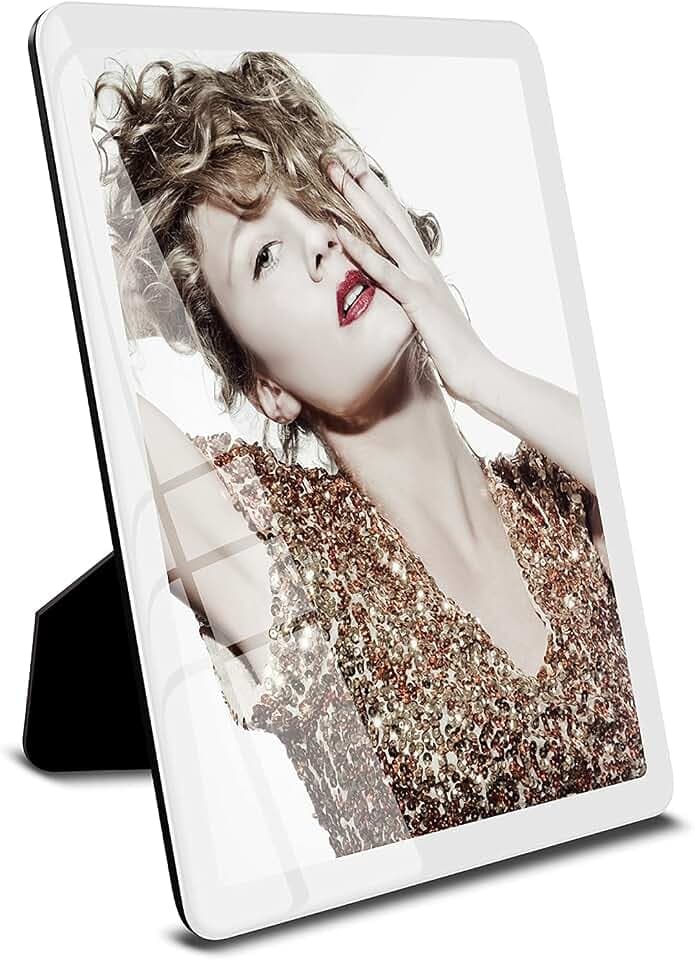 Bluesun 6×8 Picture Frame White, Vertical & Horizontal Wall & Tabletop