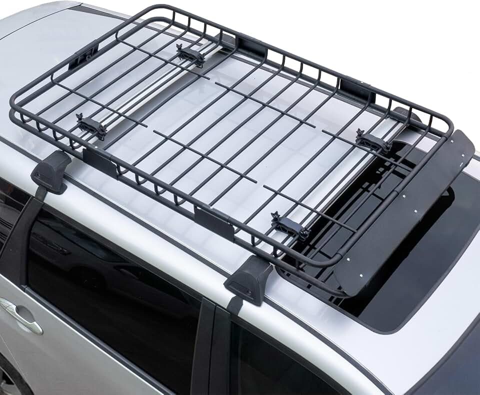 Season Guard 64" x 39" x 4" Rooftop Cargo Carrier Basket 150lb Roof Rack