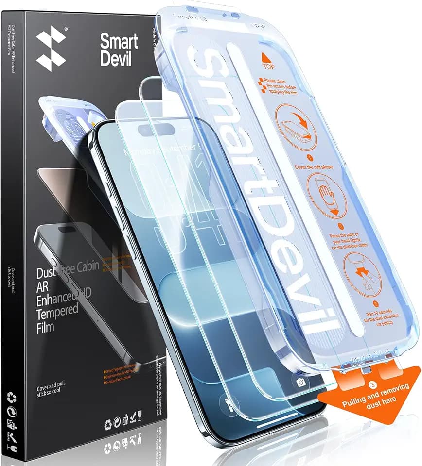 SMARTDEVIL 2 Pack Screen Protector for iPhone Air with AR