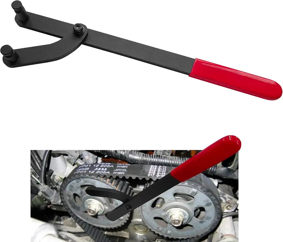 Universal Camshaft Pulley Holder Tool Camshaft Pulley Removal Tool Cam Pulleys Holder Cam Sprocket Holding Tool Compatible with Dodge Audi Chrysler Ford GM Honda Mazda Nissan Toyota Volvo