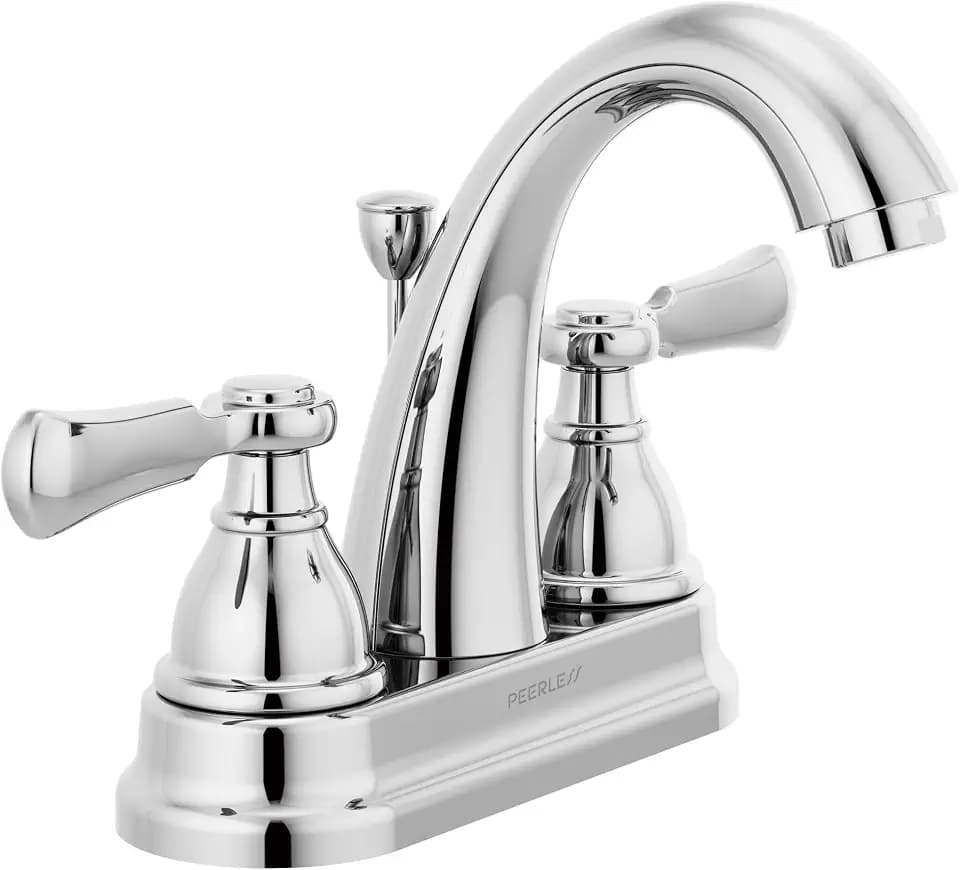 Peerless P2565LF Elmhurst Two-Handle Bath Faucet Centerset, Chrome